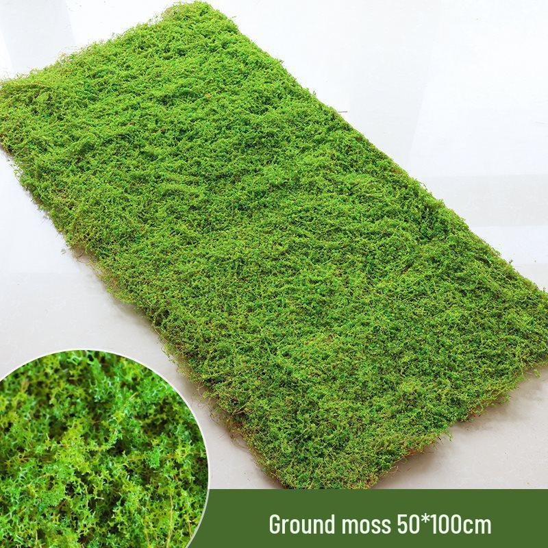 Bionic Artificial Moss Turf Micro Landscape Ornaments for Bonsai and Potted Plant Landscaping