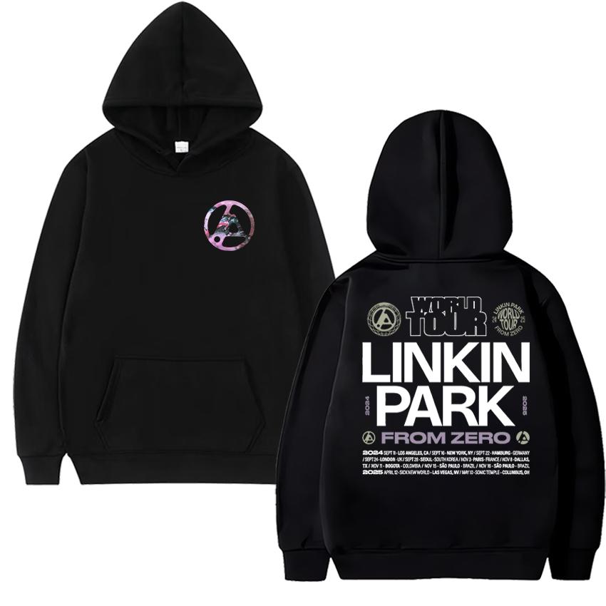 

Rock band Linkin Park World Tour Men s Autumn/Winter Hoodie Harajuku Style Fashion Street Warm Long-Sleeved Pullover Clothing 3XL