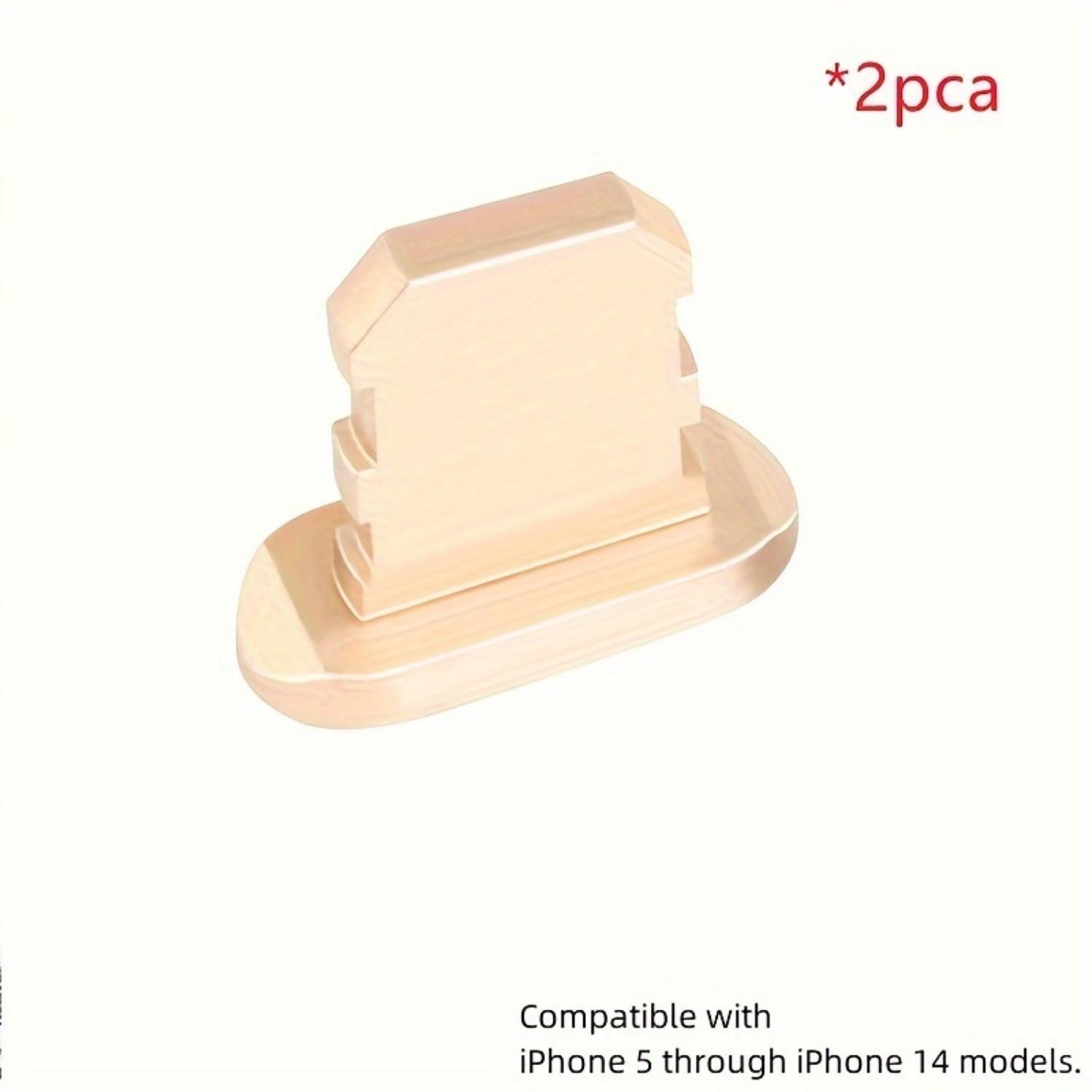 

2 упаковки пилових заглушок з алюмінієвого сплаву – тримайте порти телефону, планшета та навушників чистими!