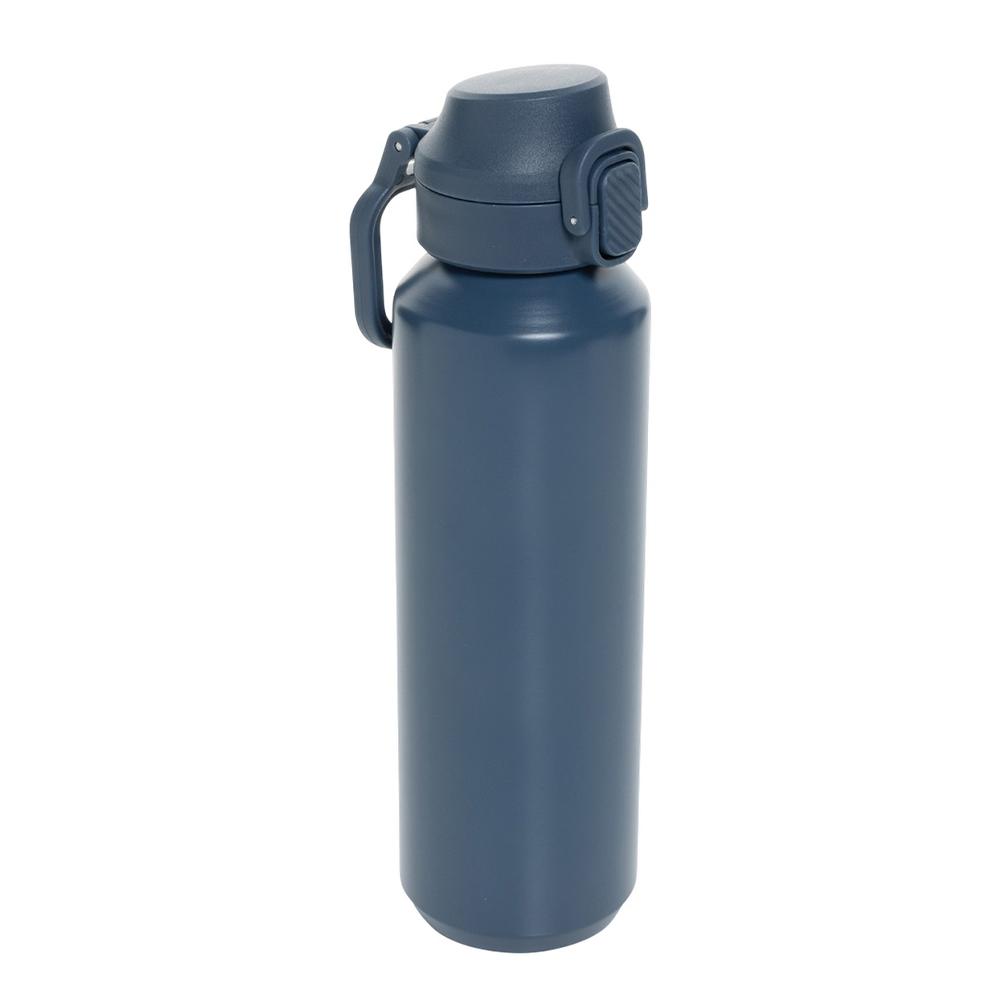 XD Collection Bouteille de sport 600 ml en acier inoxydable recyclé avec verrouillage