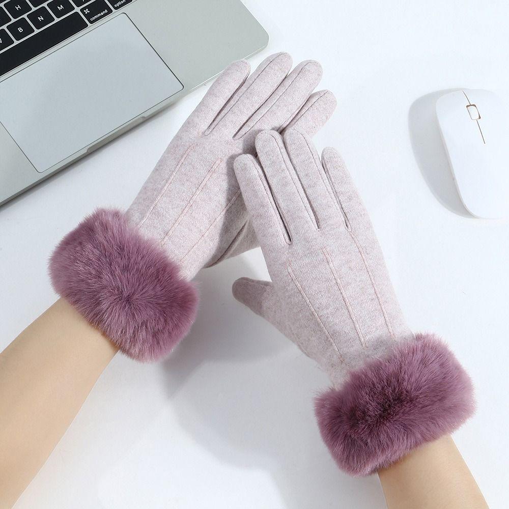 Windproof Touch Screen Gloves Wear-resistant Mittens Vintage Cycling Gloves