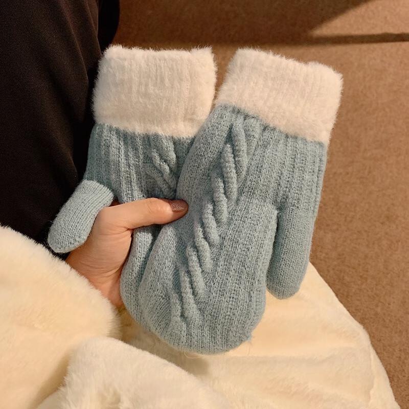 Korean Style Couple Winter Warm Gloves