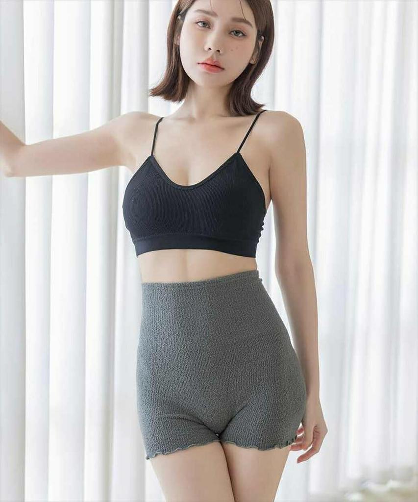 Two Hatch Fluffy Belly Warmer Intestinal Cold S116r Charcoal Gray Pants, Warmth, Health, Protection, High-Waisted, Maternity, Women's, F,