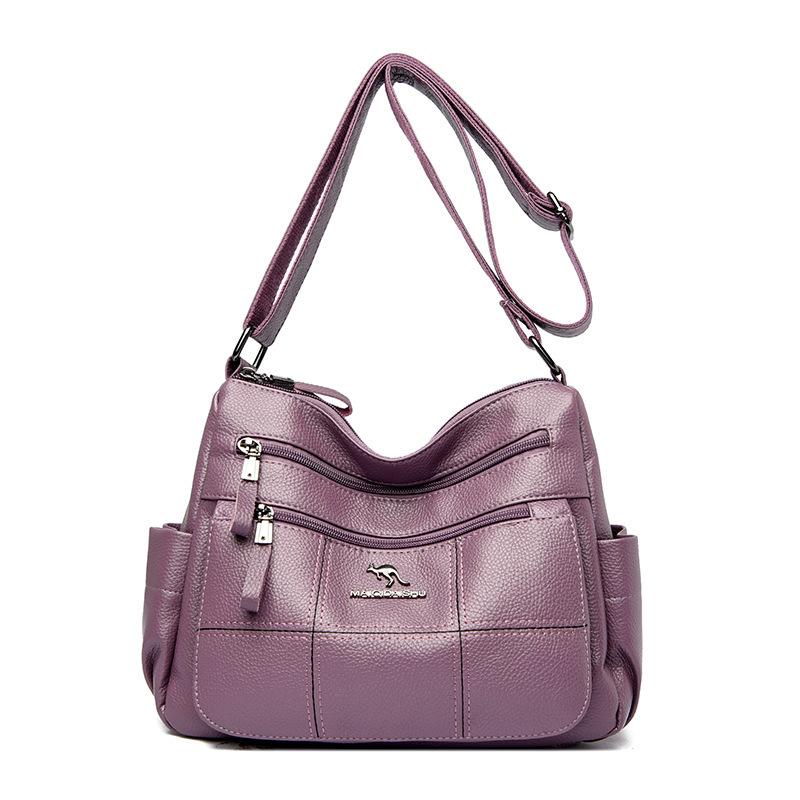 Fashionable Casual Shopping Multi-purpose Large-capacity Embroidery Thread Shoulder Bag Crossbody Bag