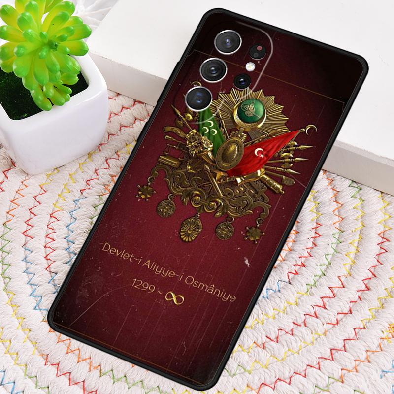 Osmanisches Reich Wappen weiche Silikon Handyhülle für Samsung Galaxy note 10 pro S26 S25 S24 S23 S22 S21 Plus Ultra Hülle