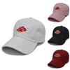 Comfortable Cotton Blend Naruto Uzumaki Baseball Cap Featuring Iconic Akatsuki And Uchiha Embroidery