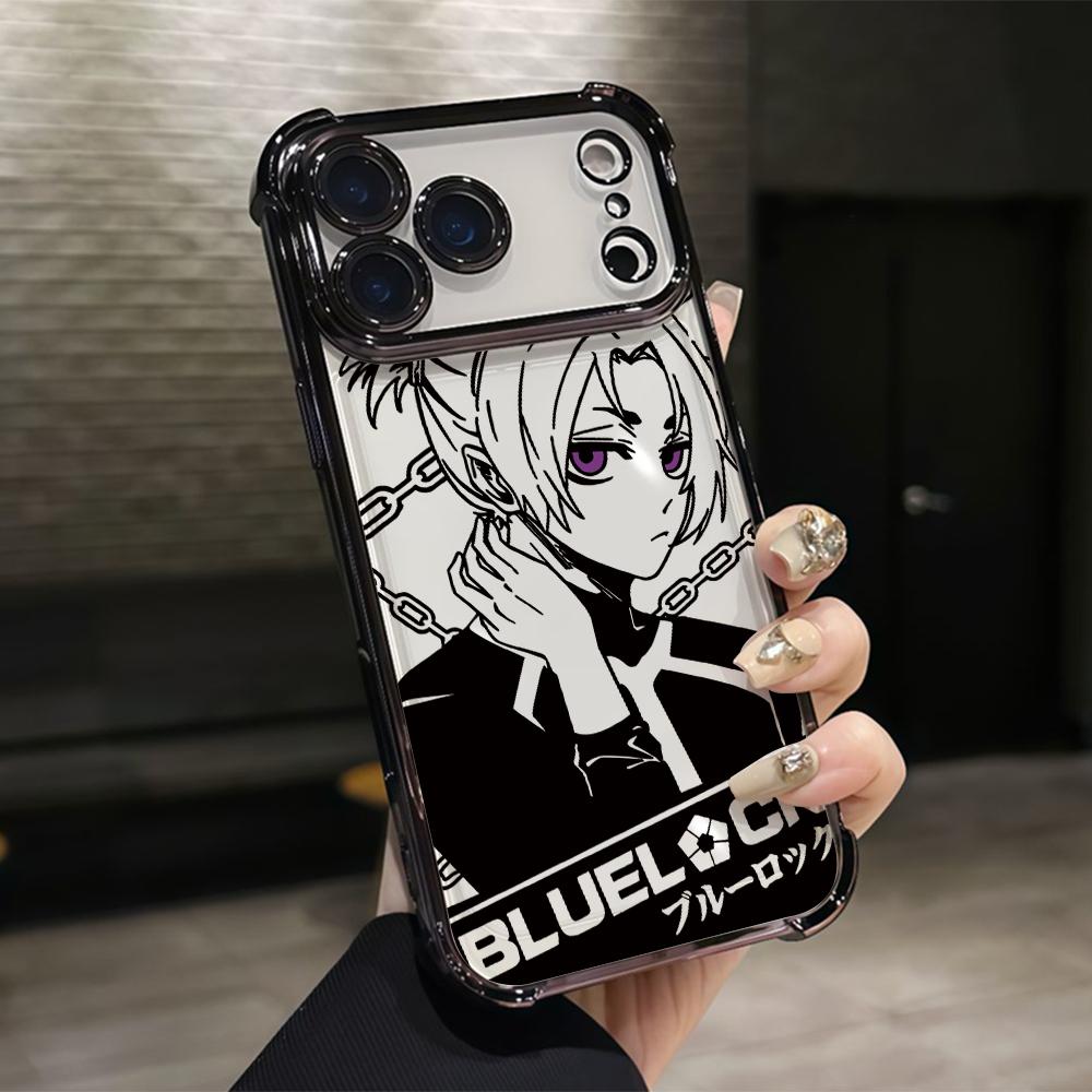 Anime B-Blues Locks Phone Case for Google Pixe 10 9 9A 8 8A 7 7A Pro XL 5G Anti-drop Transparent Soft Cover