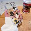 Black Cat Transparent Phone Case for Xiaomi Redmi Note 13/12/11/10/9/8 Pro/Plus Redmi 9/10/12/13/C Series 5G Stylish TPU Cover