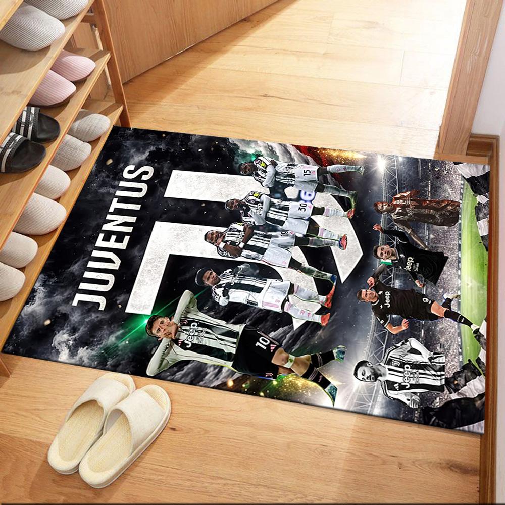 Juventus Floor Mat Design For Dining Room Living Rooms Study Room Bedrooms Antislip Carpet Anime Office Decor Perfect Birthdaychristmas Gift Idea