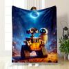 Multiple Sizes Disney Walle Eve Pattern Blanket Warm Soft Fluffy Kids Adult Sofa Bed Throw Blanket Suitable Travel Camping RV