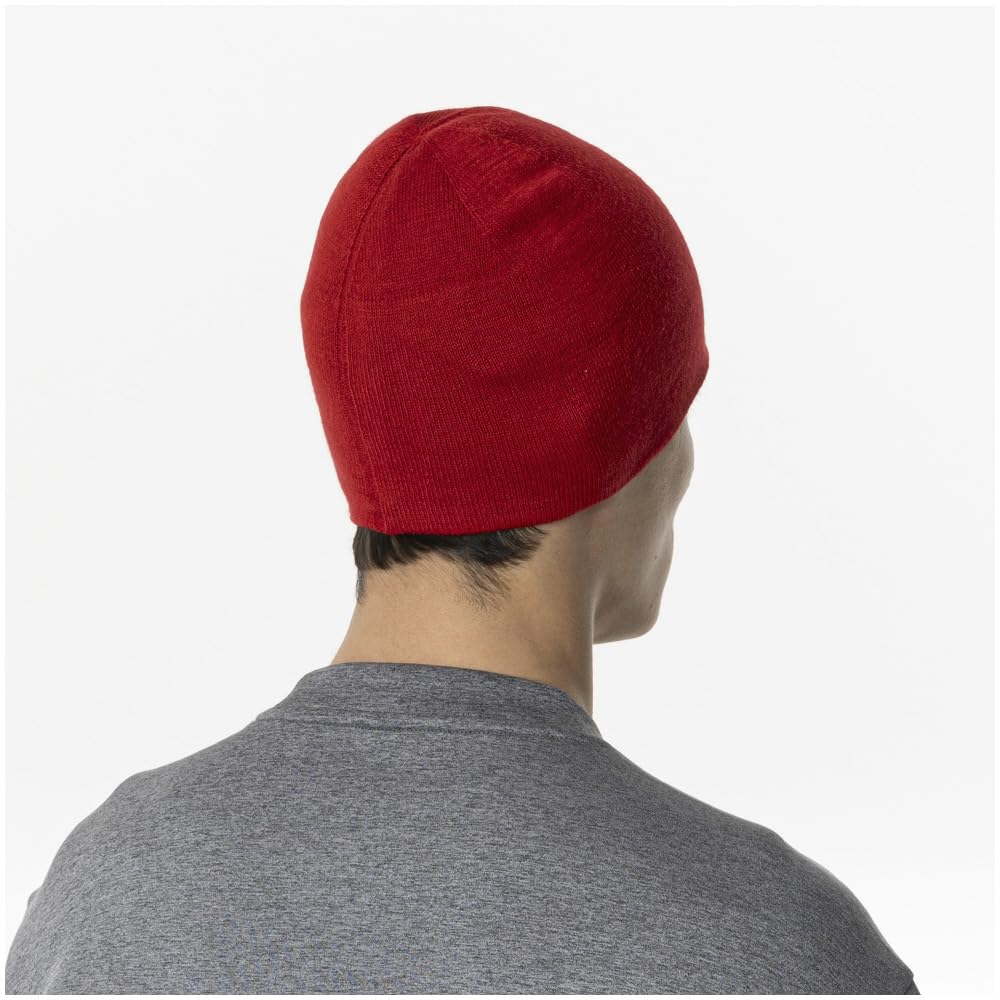 Mizuno Breath Thermo Training Wear Knit Cold for Kids Chinese Red Cap, Protection, Moisture-Wicking, Heat-Retaining, (Head Circumference 51-56cm),