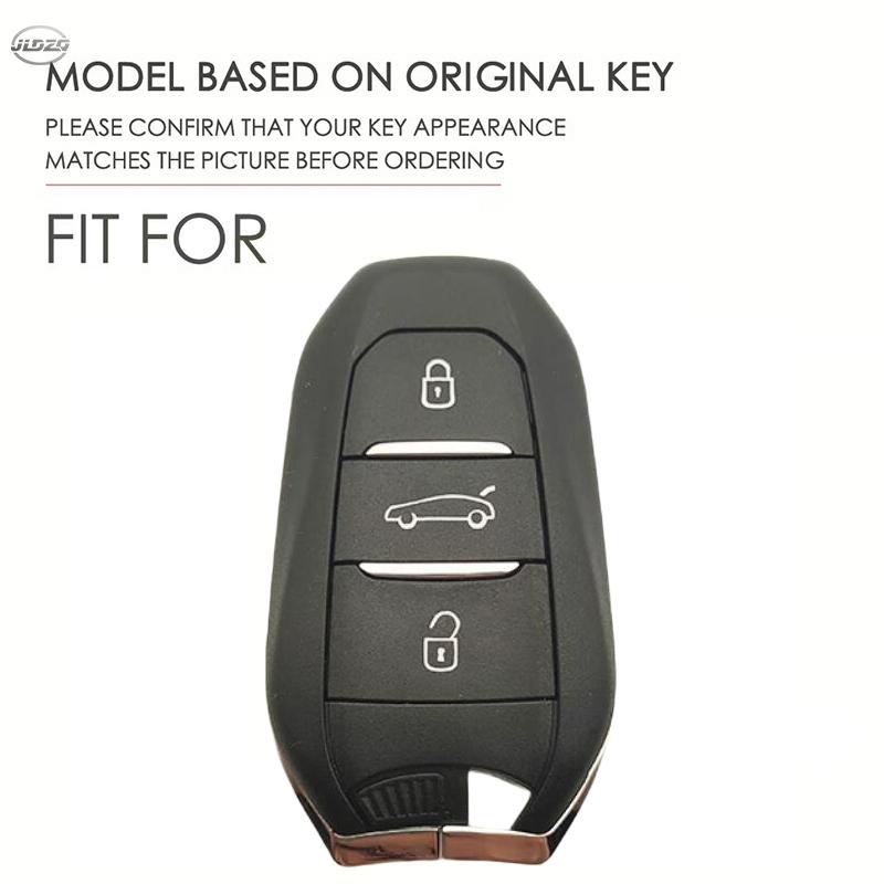 Silicone Car Key Case Cover Shell For Peugeot 2008 3008 4008 5008 308 408 508 Citroen C5 C4 C4L C6 C3-Xr Picasso Grand Ds3 Ds5