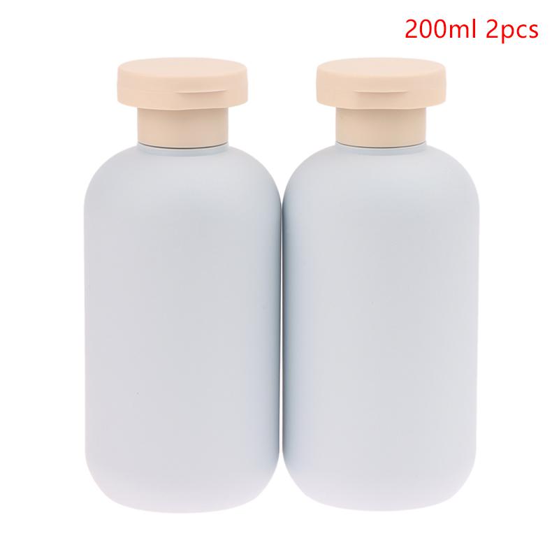 

2 шт. 100/200 мл Синий Зеленый Розовый Пустой Пластиковый Флакон с Дозатором для Лосьона Шампуня Флакон с Крышкой Флип Косметические Контейнеры Многоразовые Флаконы 200ML синий