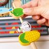 Children's BBQ Skewer Playset: Early Education Shape Matching Toys for Ages 3-6