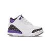 Air Jordan 3 Retro TD Dark Iris Baby Sneakers White Black Cement-Grey DM0968-105