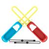 2Pcs Game Grips Handle Control Comfortable Grip with Wristband Enhance Gaming Experience Adjustable Hand Strap Game Lightsaber for Switch Joy-con