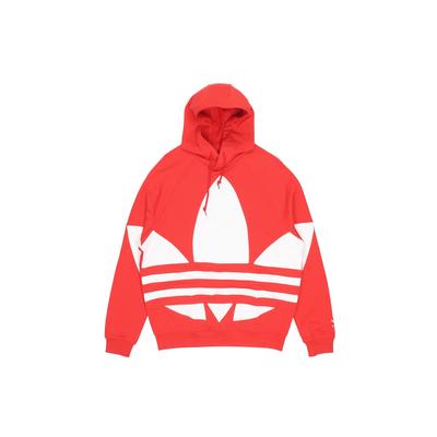 adidas Originals Trefoil Hoodie With Drawstring Men Tops Red FM9907