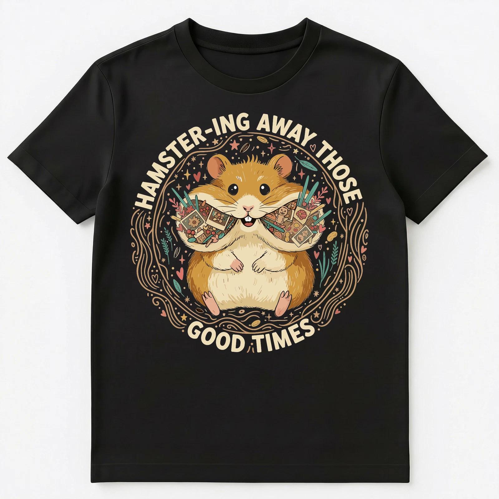 

Adorable Hamster Humor Motivational Quote Art Unisex T-Shirt 2XL