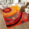 Australian Aboriginal Style 86 Carpet Perfect for Bedrooms Outdoor Kitchen Dining Room Antislip Carpet Anime Office Decor Birthday/Christmas Gift