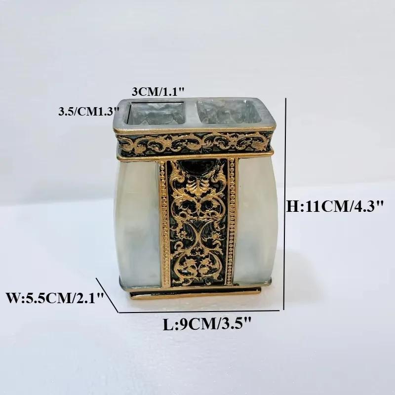 Bathroom Decoration  Accessories for Bathroom  Toothbrush Case  Bathroom Accessories Resin Shower Toilet Accessories