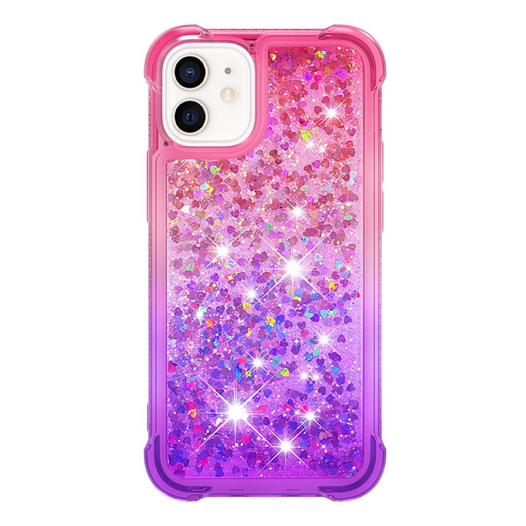 Quicksand Case for Apple Iphone 11 12 Pro X XR XS Max Glitter Flash Gradient Case for Iphone 12 Mini Phone Cover Fundas Coque