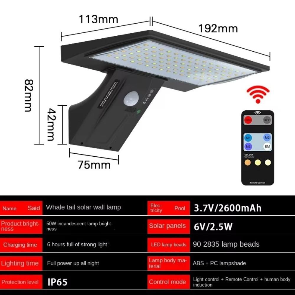 4 Modes Motion Sensor Lamp 90 LEDs Security Flood Light  Porch Yard Garden Lighting