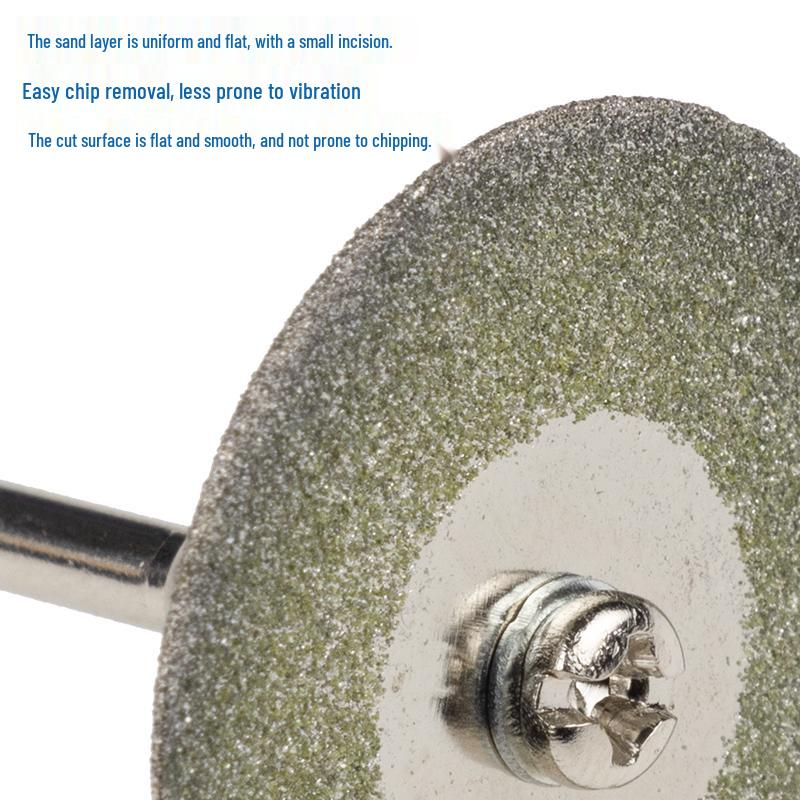 Diamond Cutting Disc for Grout, Jade, Glass, Ceramic; Seam Cleaning Blade for Hand Drill, Small Slice for Wine Bottles.