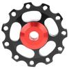 Mountain Bike Guide Wheel Durable Lightweight Bearing Anode Sturdy Aluminium Alloy 11 Tooth Rear Derailleur Pulley