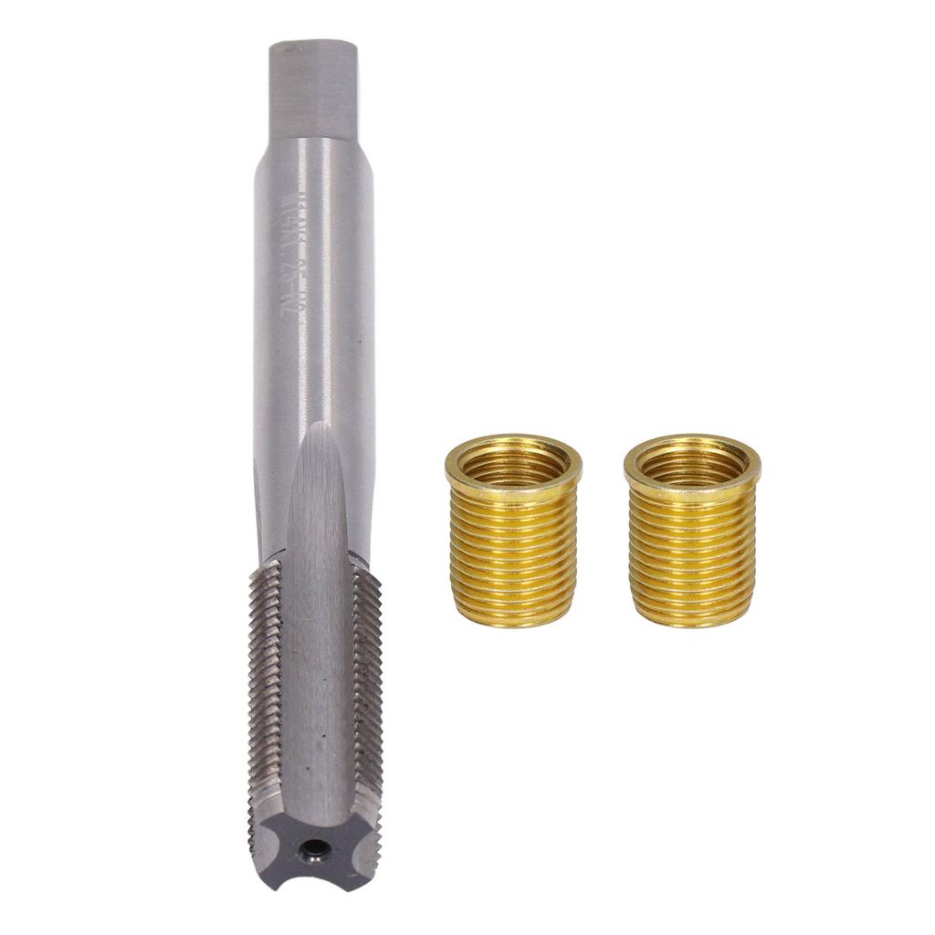 Spark Plug Thread Hole Repair Tools Metal M12x1.25 Inserts M14x1.25 Tap 14mm Rethreaded Kit