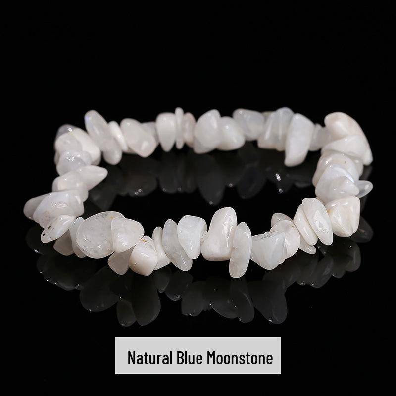 Jingdong Seven-Color Agate Chip Elastic Bracelet