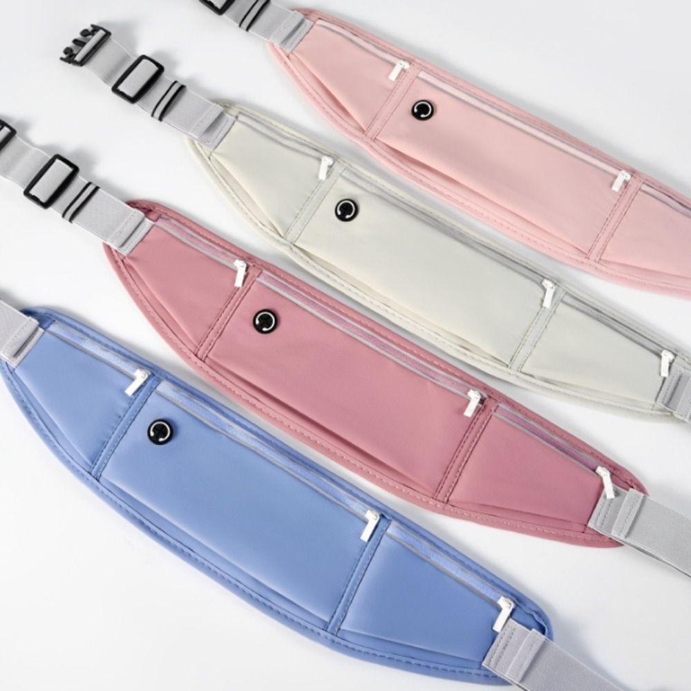 Breathable Running Waist Bags Three-section Sports Phone Bag Marathon Running Bag Sports