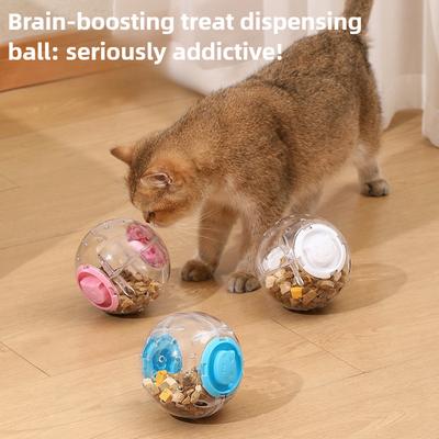 Neuer Haustier-Tumbler auslaufendes Futterspielzeug Kaninchen auslaufende Futterkugel Katzenspielzeug Katze Hund pädagogisches Selbst-Hi-Spielzeug
