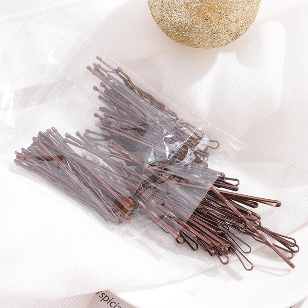 50 Stück/Packung Schlichte Legierungs-Haarspangen Hohe Elastizität Langlebig Wellenklammer Haarnadeln Kopfschmuck Haaraccessoire