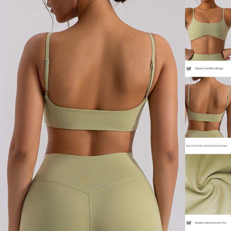 Export New Back Shaping Yoga Clothes Bra Running Quick-Drying Sports Intimates Pilates Gym Vest Tops Women