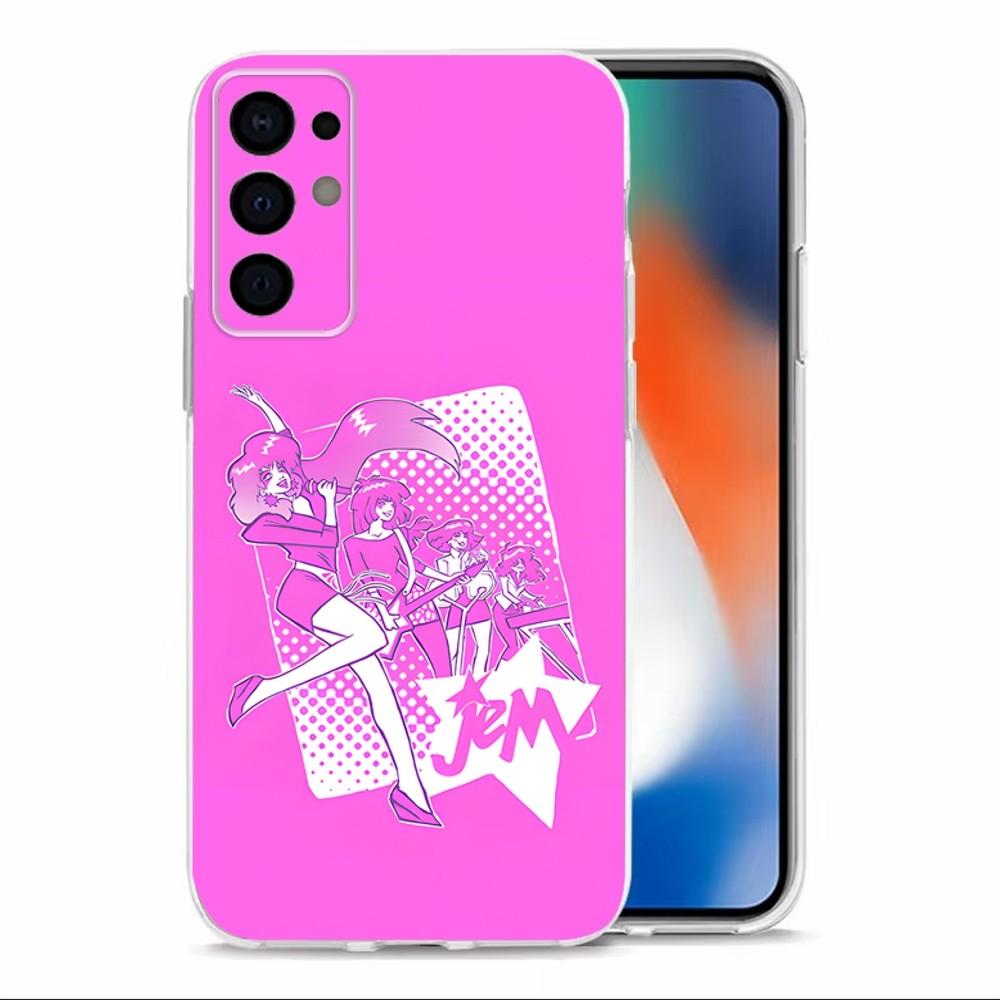 J-Jem And The Holograms Phone Case  For Samsung S30,S23,S21,S22,S20,Ultra,S20,FE,lite,S10,S9,S8,PIus Transparent Shell