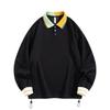 TUCANO Men's Faux Two-Piece Polo Knit Sweater