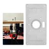 235mm x 120mm x 8mm Table de défonceuse DIY Plaque d'insertion pour défonceuse Couleur Argent Pour le travail du bois