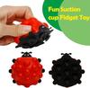 3D Ladybug Pop Fidget Toy, Squishies Sensory Bubble Popper Push Squeeze Balls Stress Relief Early Education Toys Gift Christmas