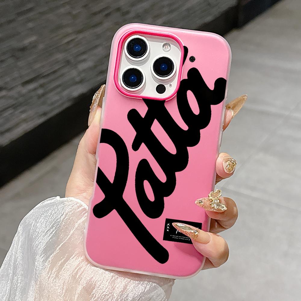 Fashion Styles HOT SALE Patta Silicone Matte Candy Color 2 in 1 Phone Case for iPhone 17 Air 16 15 14 13 Plus 12 11 Pro X XR Max