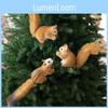 Christmas Squirrel Foam Plush Toy With Creative Design For Holiday Decor