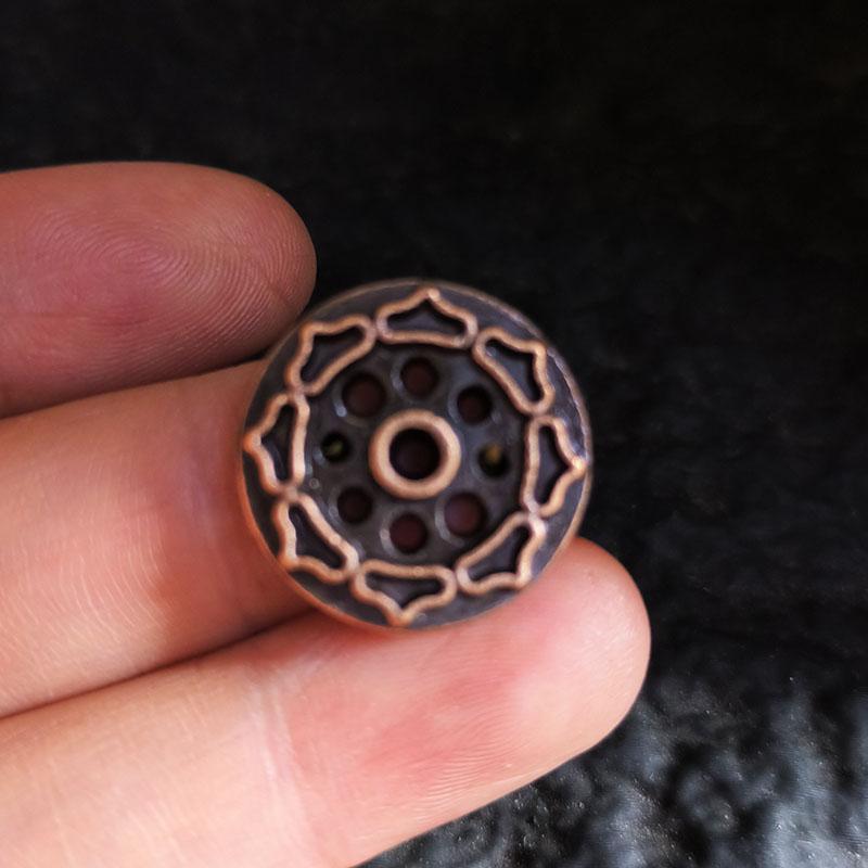 1x Mini Sandalwood Incense Burner Metal 2mm OUDH Incense Sticks Holder Meditation Home Decor