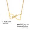 Collana con ciondolo a forma di lettera "Mama" per donna, in acciaio inossidabile, girocollo, alla moda, regalo per la festa della mamma.