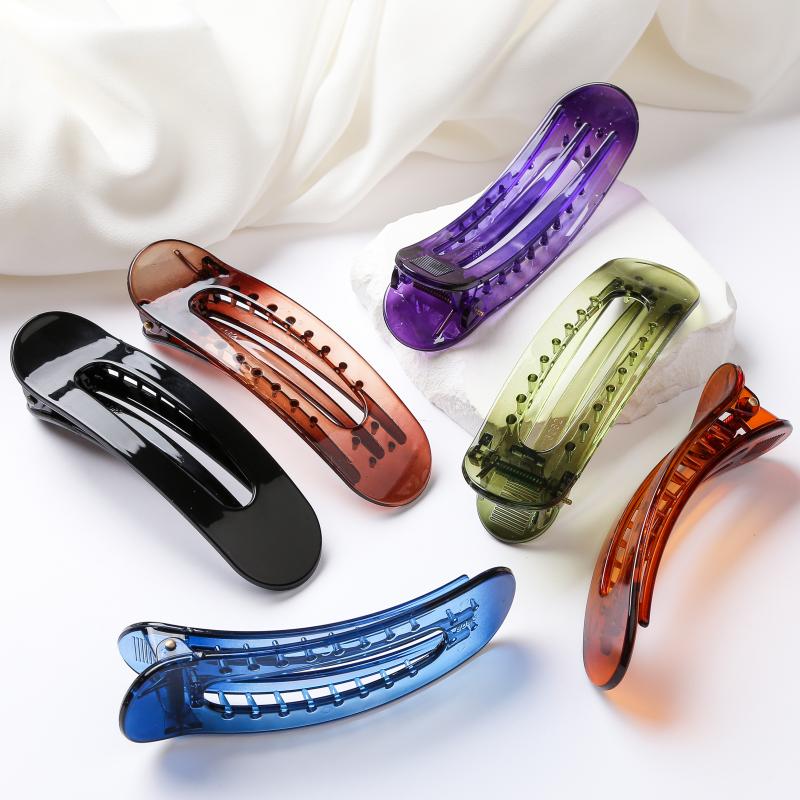 1pcs 11cm Big Size Duckbills Hairclaw Durable Waterproof Hair Claw for Updos Fringe Girls Women  Hair Accessories Everyday Wear