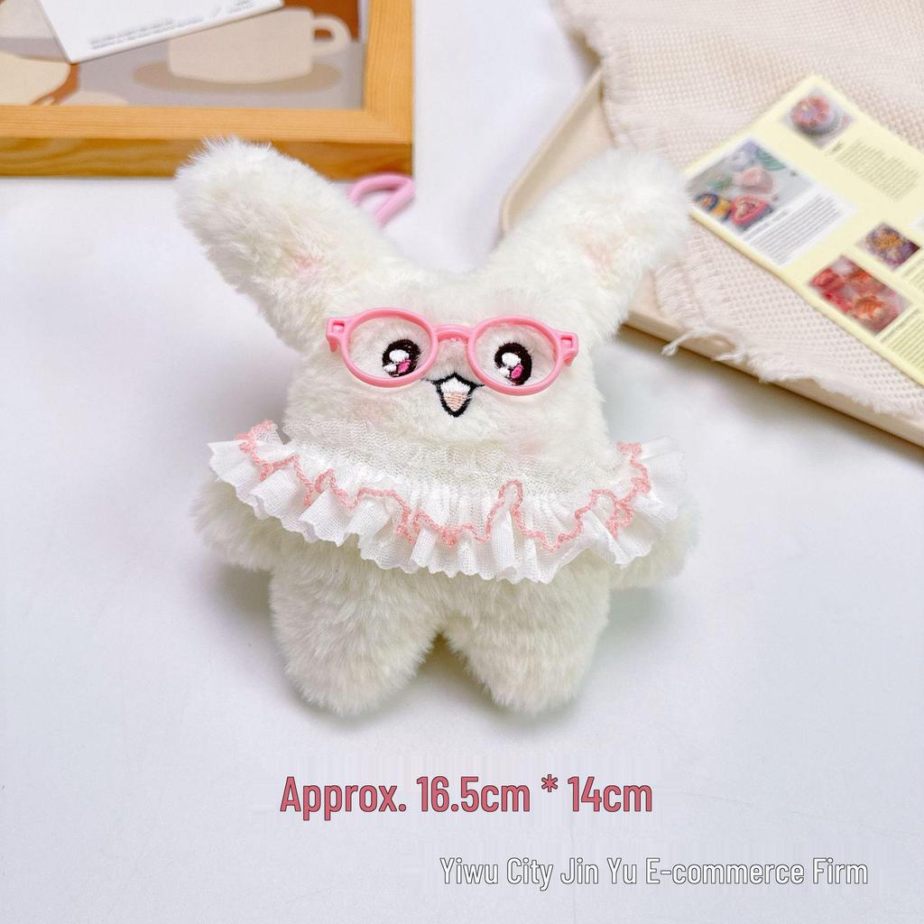 Adorable Rabbit Plush Pendant – Cartoon Toy Charm for Bags and Gifts