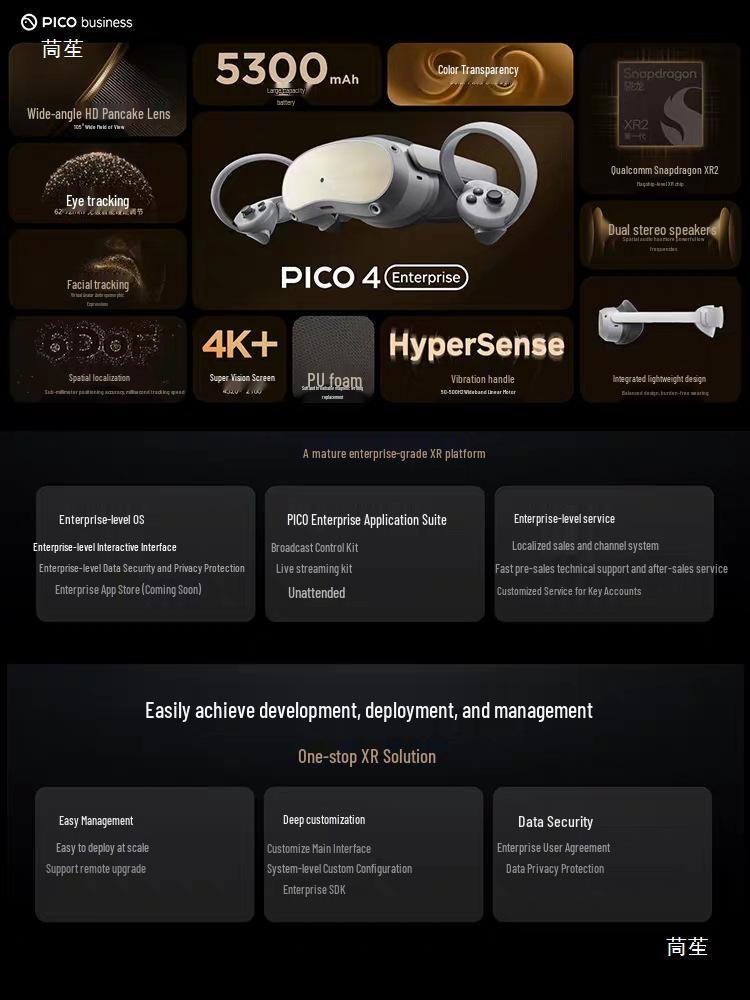

PO4 NEO3 Enterprise VR Face Tracking Glasses NEO3 Enterprise 128G (90% New)