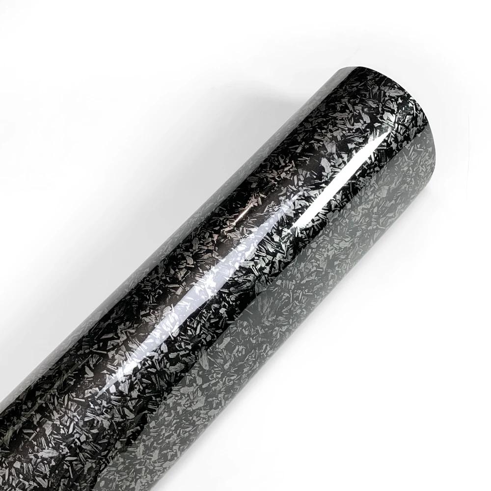 

Премиальная ПЭТ Кованая Глянцевая Защитная Пленка Самоклеящаяся Автомобильная Углеродная Виниловая Пленка Рулон для DIY Водонепроницаемые Наклейки для Автомобильных Аксессуаров 10cmx150cm чёрный