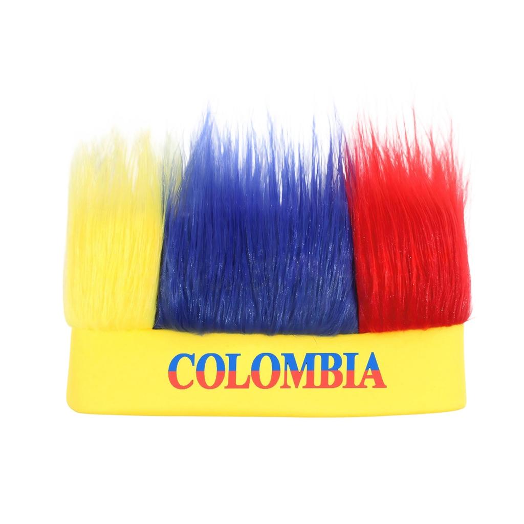 Fan Wigs, Flag Color Headbands, Football Game Cheering Props, Headwear