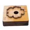 Flower Leather Cutting Die Carbon Steel Leather Craft Punching Mold for Keychain Bag Decoration 50mm/19.69in