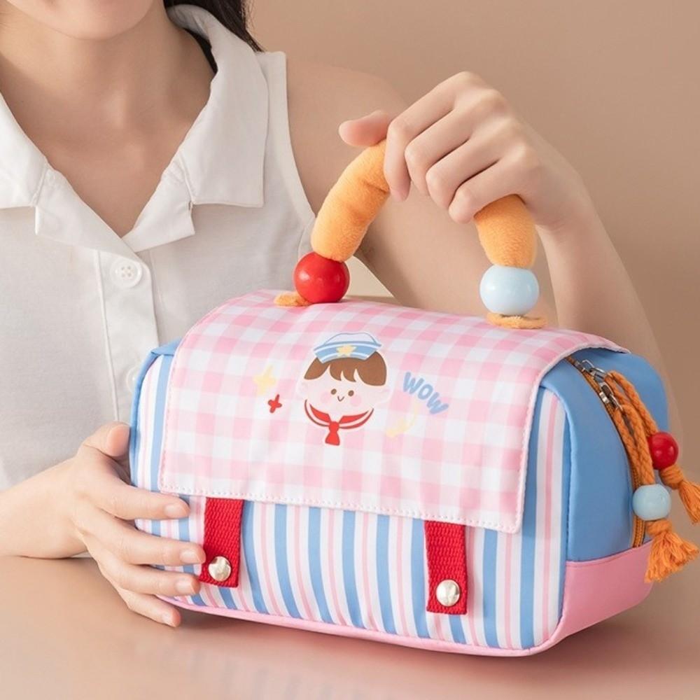Kosmetiktasche mit großer Kapazität Cartoon-Muster Reise-Kosmetiktasche Mehrzweck