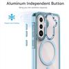 SAMA56 Bright Shadow Magnetic Phone Case for SAMS26ULTRA - Transparent, Anti-Fall Protection